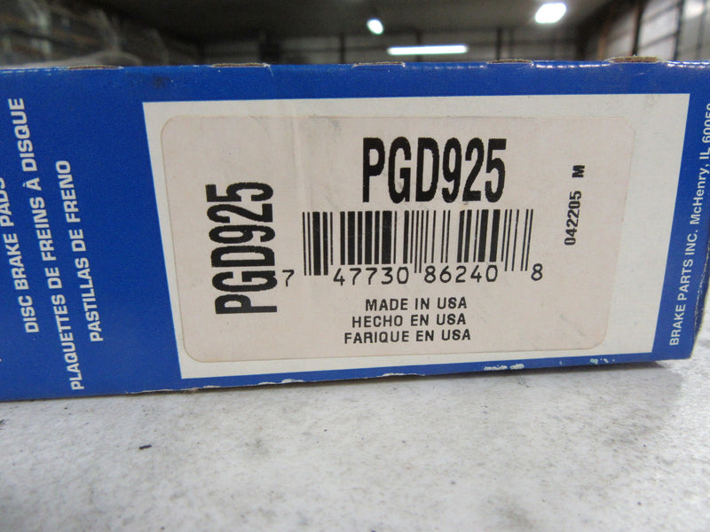 Raybestos Brake Pads PGD 925