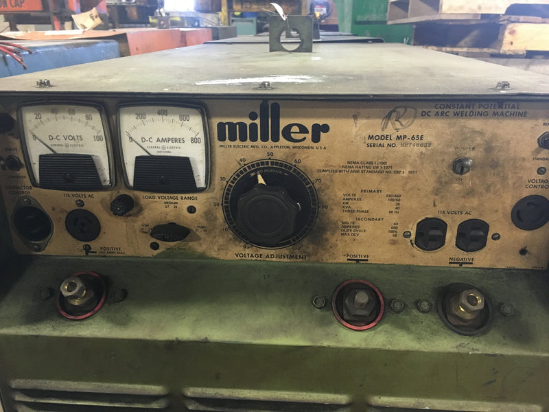 Miller Welder 3 Phase 230/460 Volts - Machinery - Metal Logics, Inc. - 3