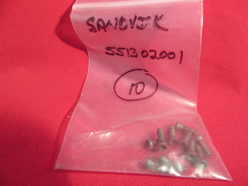 Sandvik Screws 551302001 Pack of 10
