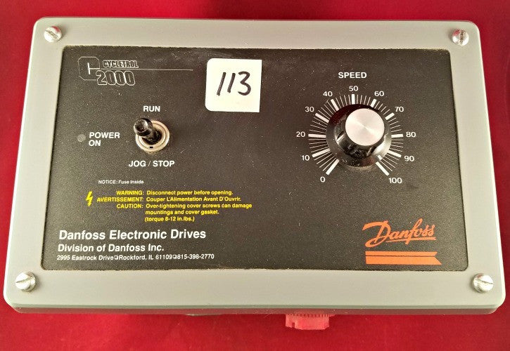 Danfoss Cycletrol 2000 Electronic Drive - Used - Electrical Equipment - Metal Logics, Inc. - 1