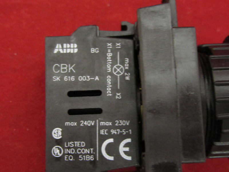 ABB Yellow Light Indicator CBK SK 616 003-A - Accessories - Metal Logics, Inc. - 2