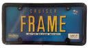 Cruiser License Plate Frame "Classic Lite" Black 20050 - Auto Accessories - Metal Logics, Inc.