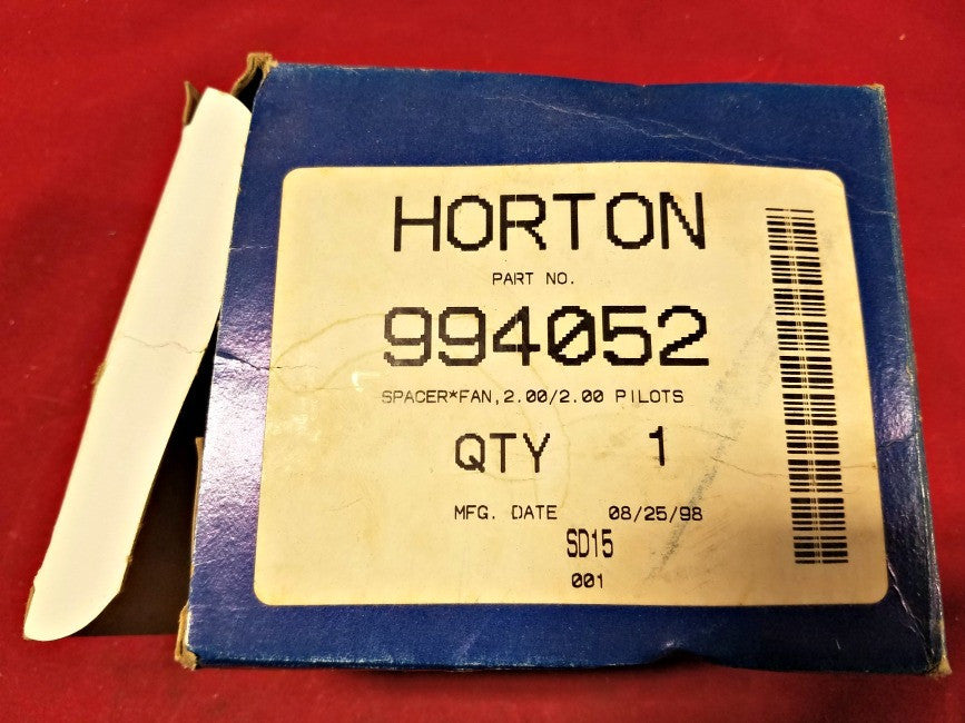 Horton 994052 Spacer Fan 2.00/2.00 Pilots Metal Logics, Inc.