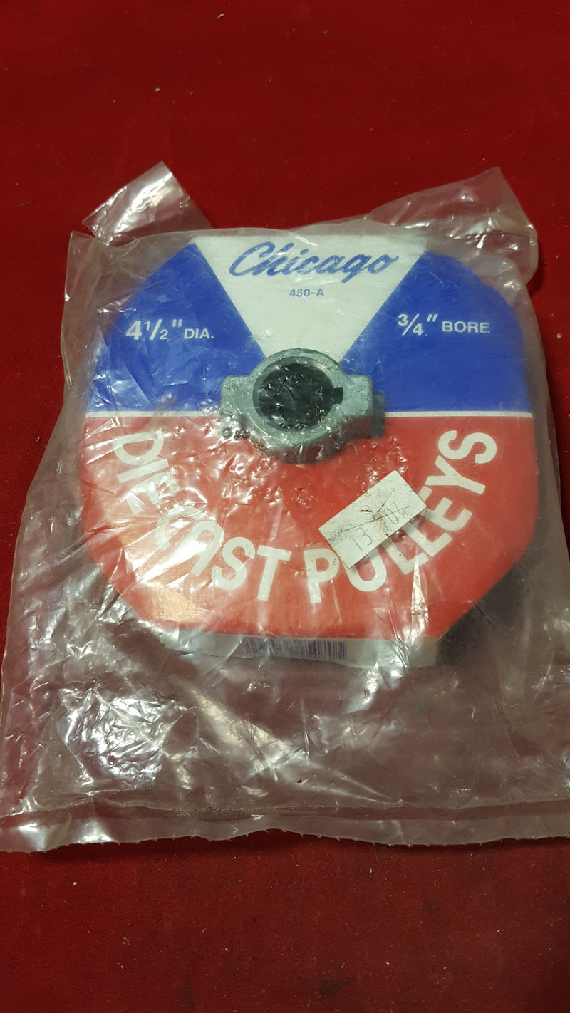 Chicago Die Cast Pulley 450-A