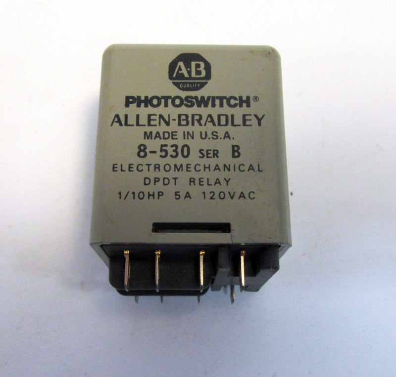 Allen-Bradley Photoswitch 8-530 1/10 HP 120 VAC Series B