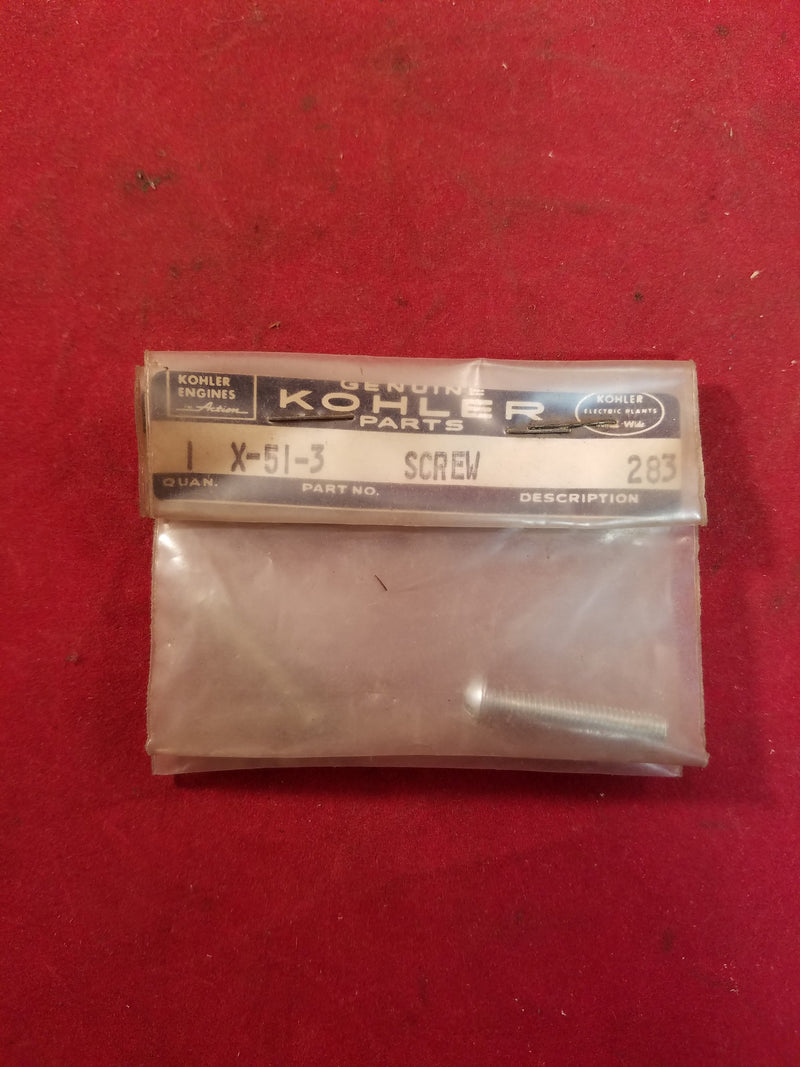 Pack of 2 - Kohler X-51-3/X513 Screw Code 283