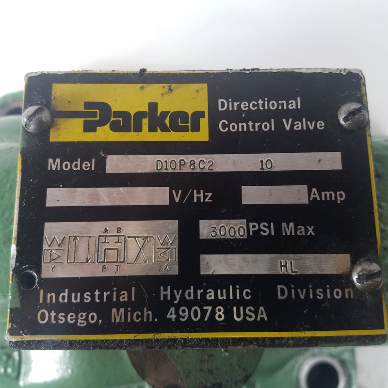 Parker D10P8C2 10 Directional Control Valve