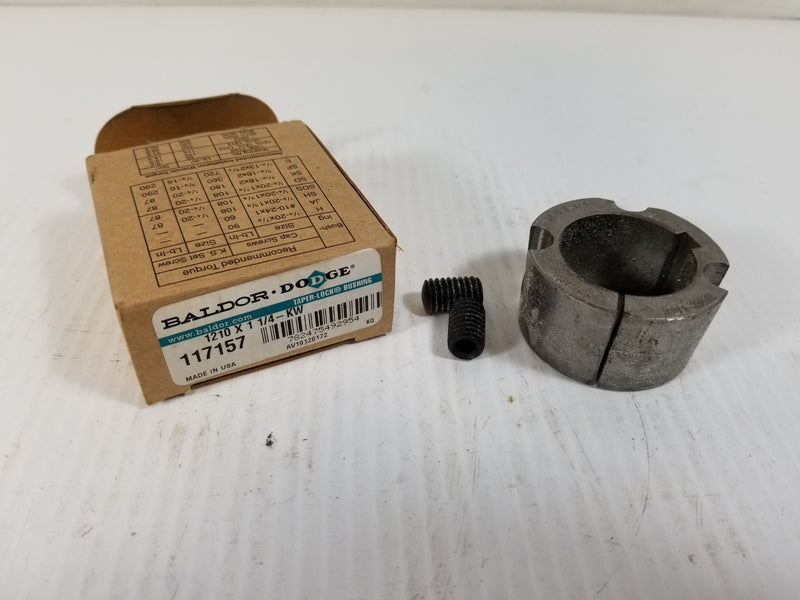 Dodge 117157 Taper Lock Bushing 1210 X 1 1/4