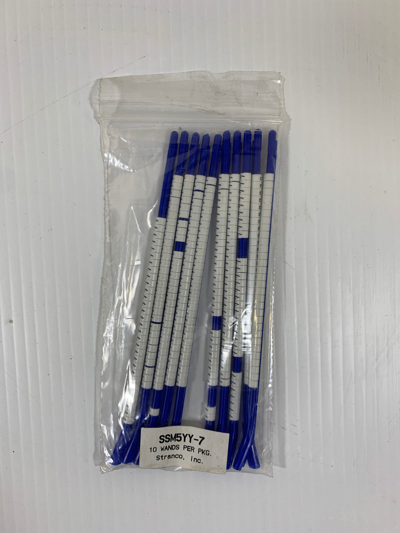 Stranco Wire Marker Wands SSM5YY-7 Package of 10