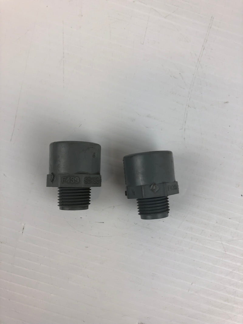 Colonial F439 CPVC 1/2" Fitting SCH80 (lot of 2)