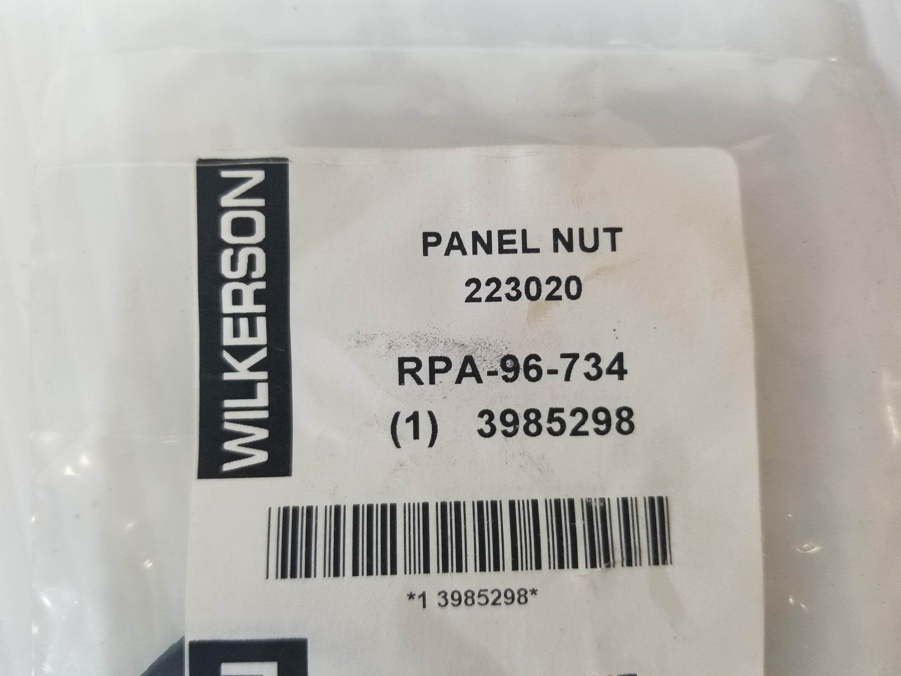 Wilkerson 223020 Panel Nut