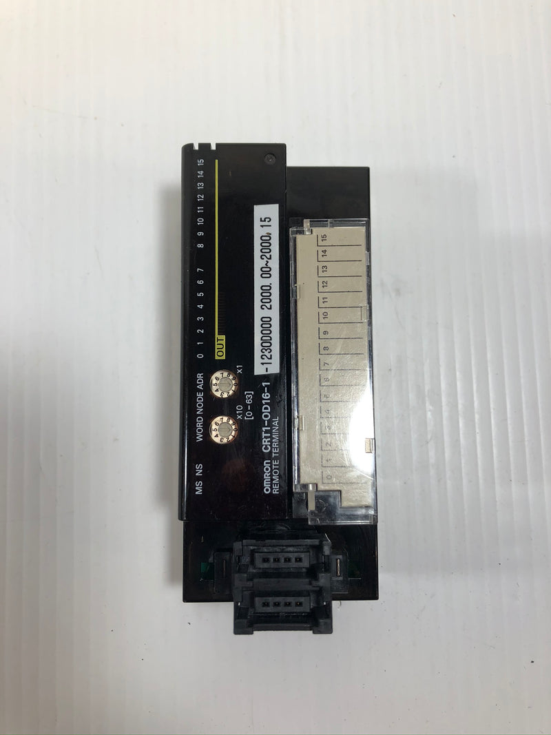 Omron CRT1-OD16-1 CompoNet Remote Terminal Output Module 24VDC