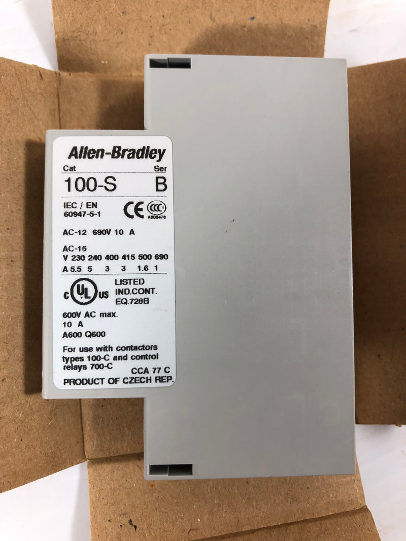 Allen-Bradley 100-SAL11 Series B 100-S Auxiliary Contacts Side Mount