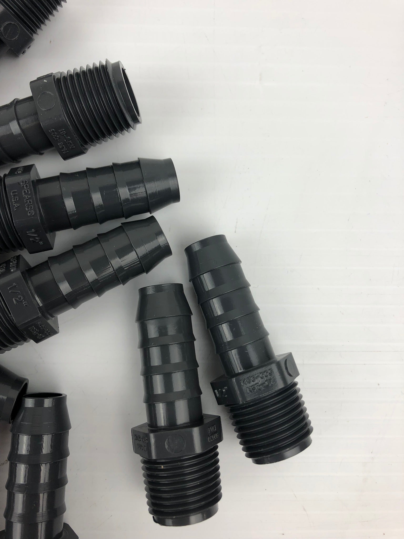 Spears 1438-005 PVC 1/2" Insert Male Adapter Gray D2609 (Lot of 20)