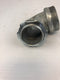 O-Z Gedney Co. Conduit Adapter Fitting 4Q-9150-1-1/2 90 Degree Iron Elbow No Cap