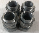 Conduit Compression Threaded Coupler TC-211 1/2" Lot of 4