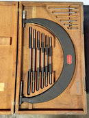 Starrett No. 724 12" - 18" Micrometer Set in Wooden Case