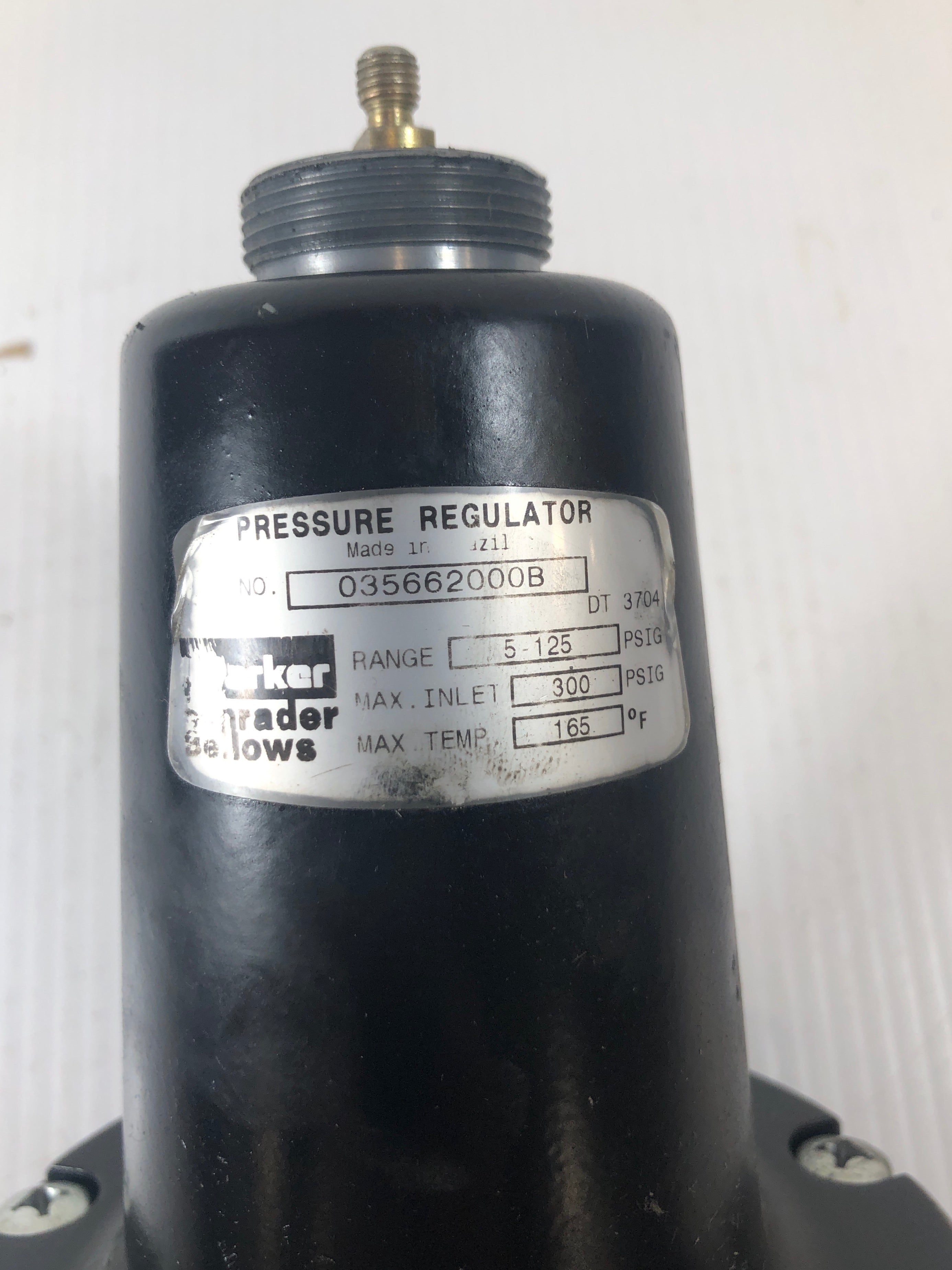 Parker Pressure Regulator 035662000B
