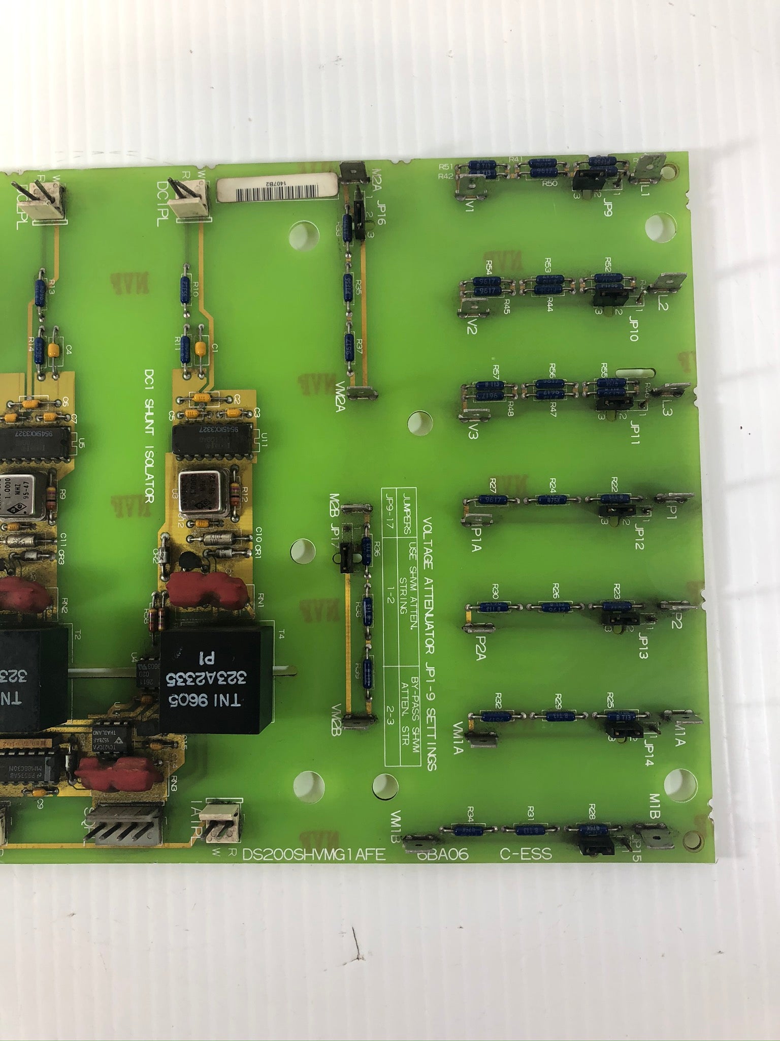 General Electric Circuit Interface Board DS200SHVMG1AFE 6BAO6