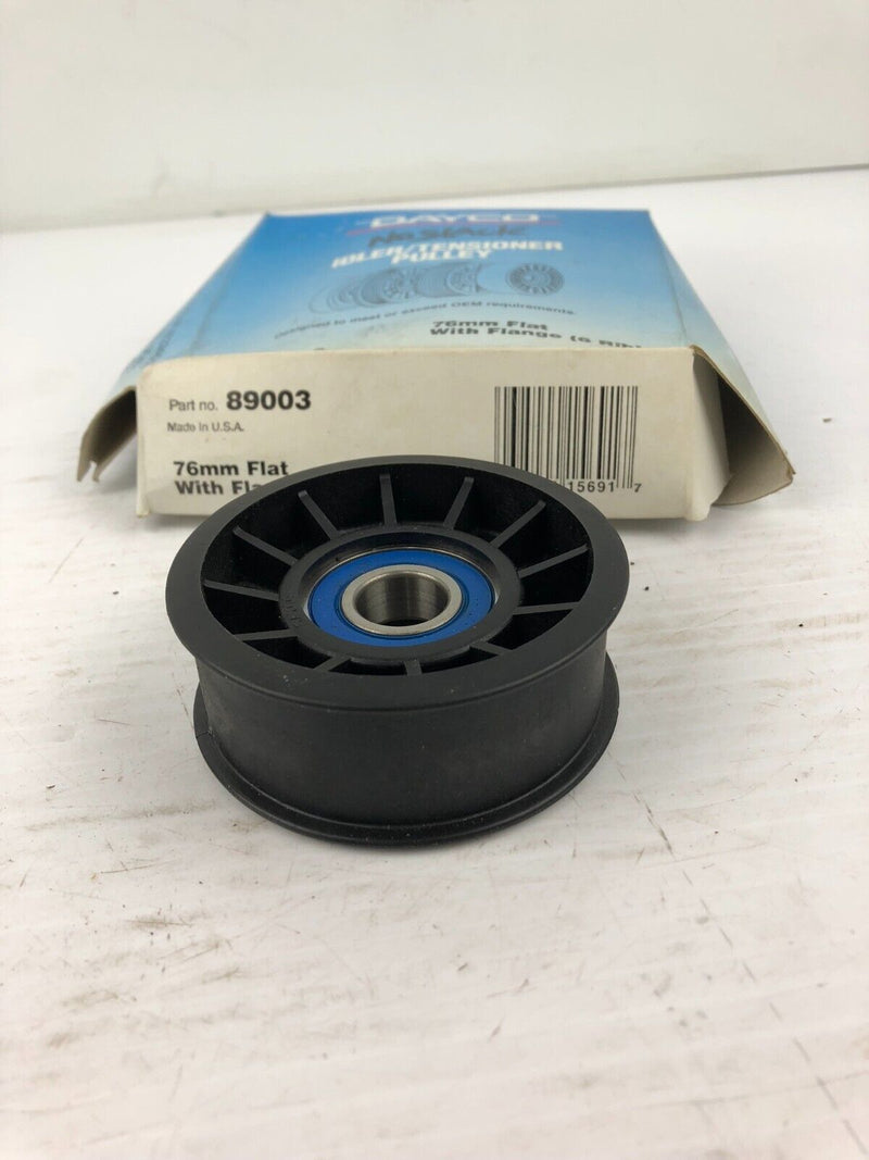 Dayco 89003 No Slack Idler/Tensioner Pulley 76mm Flat with Flange