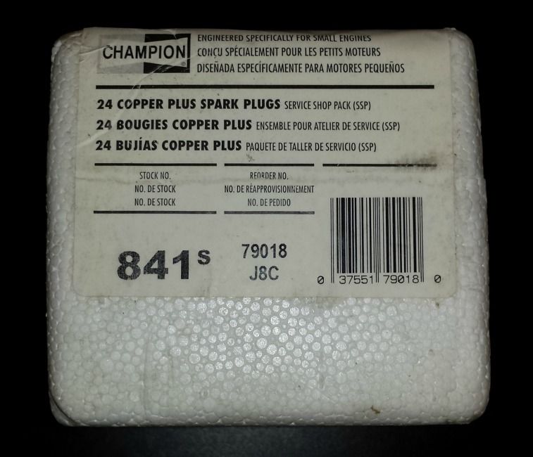 Champion Copper Plus Spark Plugs 841S J8C (24 Pack)