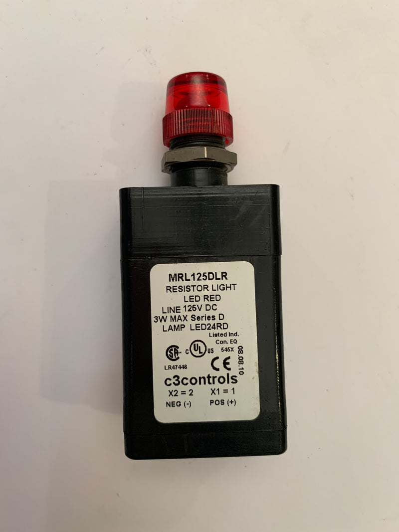 C3Controls MRL125DLR Resistor Light Red