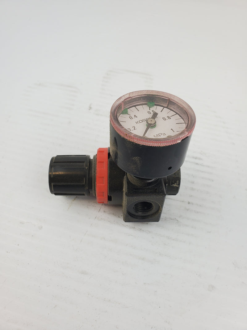 Koganei R302-02 Pneumatic Air Pressure Regulator w/ Gauge 0.05-0.83MPa