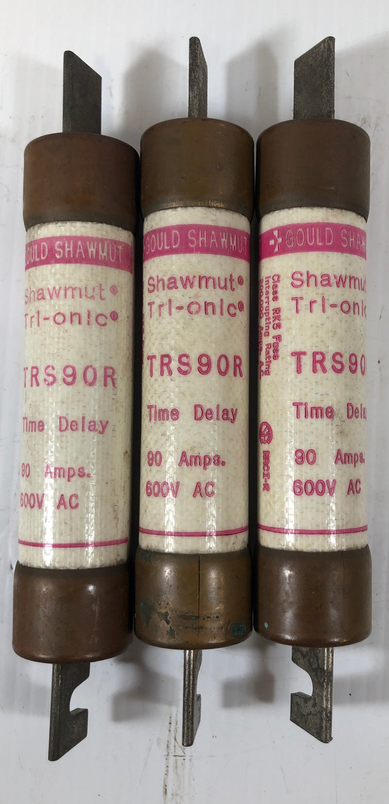 Shawmut Tri-onic TRS90R (Lot of 3)