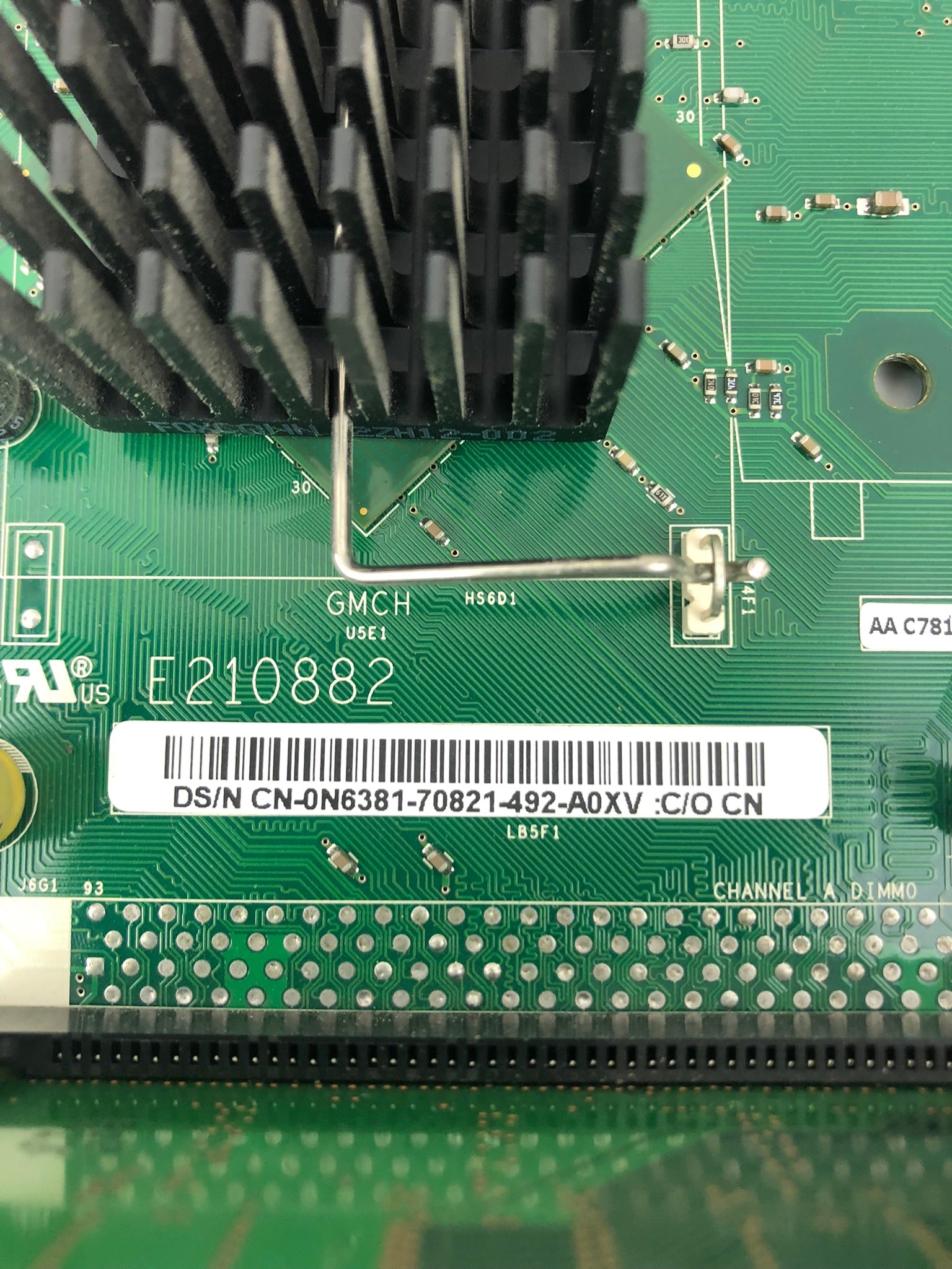 Dell Circuit Board CN-0N6381-70821-492-A0XV Motherboard Rev A00 AA C78178-502