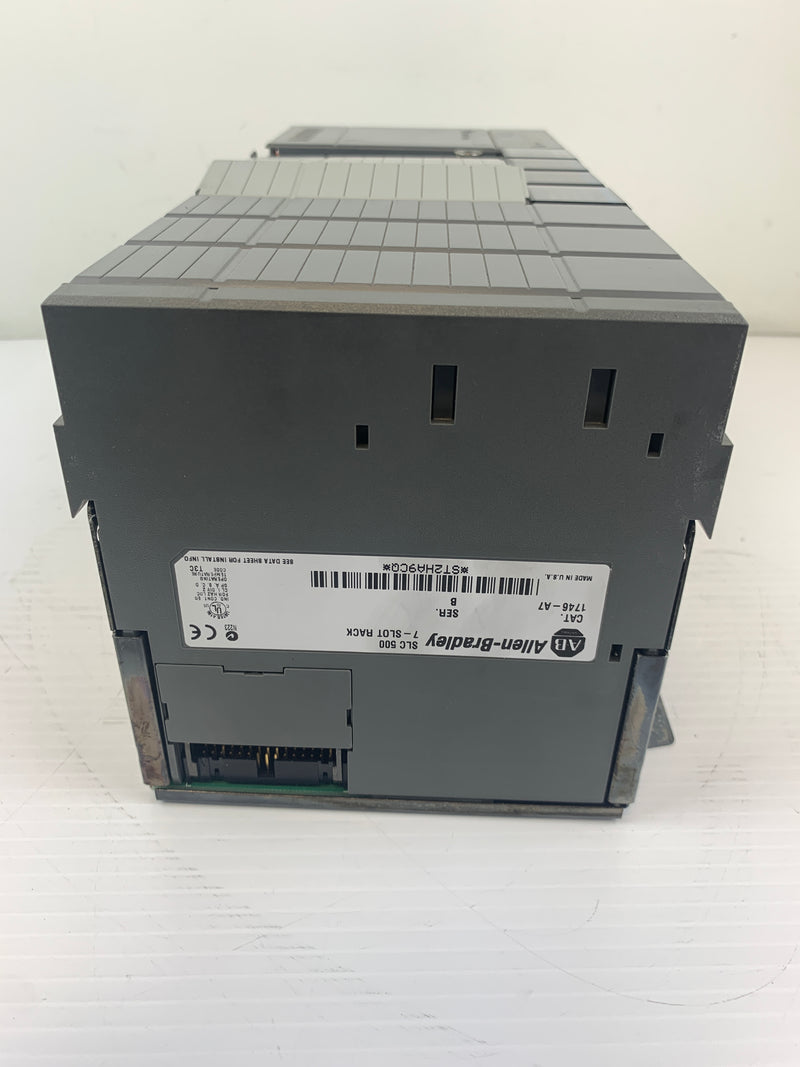 Allen Bradley SLC 500 Rack 7 Slot 1746-A7 Series B with Modules