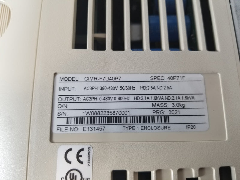 Yaskawa CIMR-F7U40P7 Varispeed AC Servo Drive