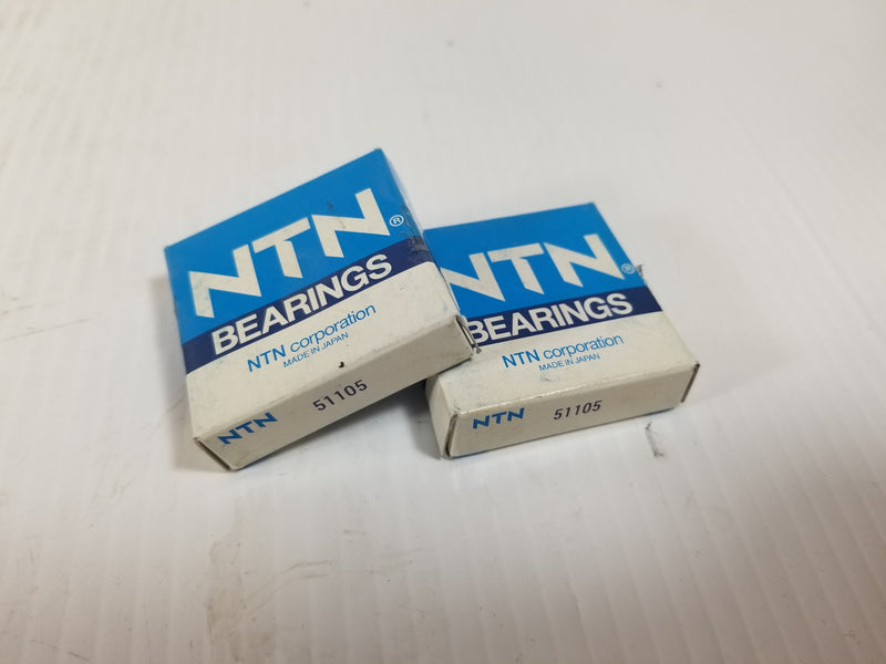 NTN 51105 Thrust Bearing (Lot of 2)