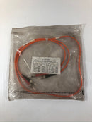 Lot of 3 - Fiber Optic Jumper Cables 810-112-003 ST-ST 62.5 DX 1 Meter