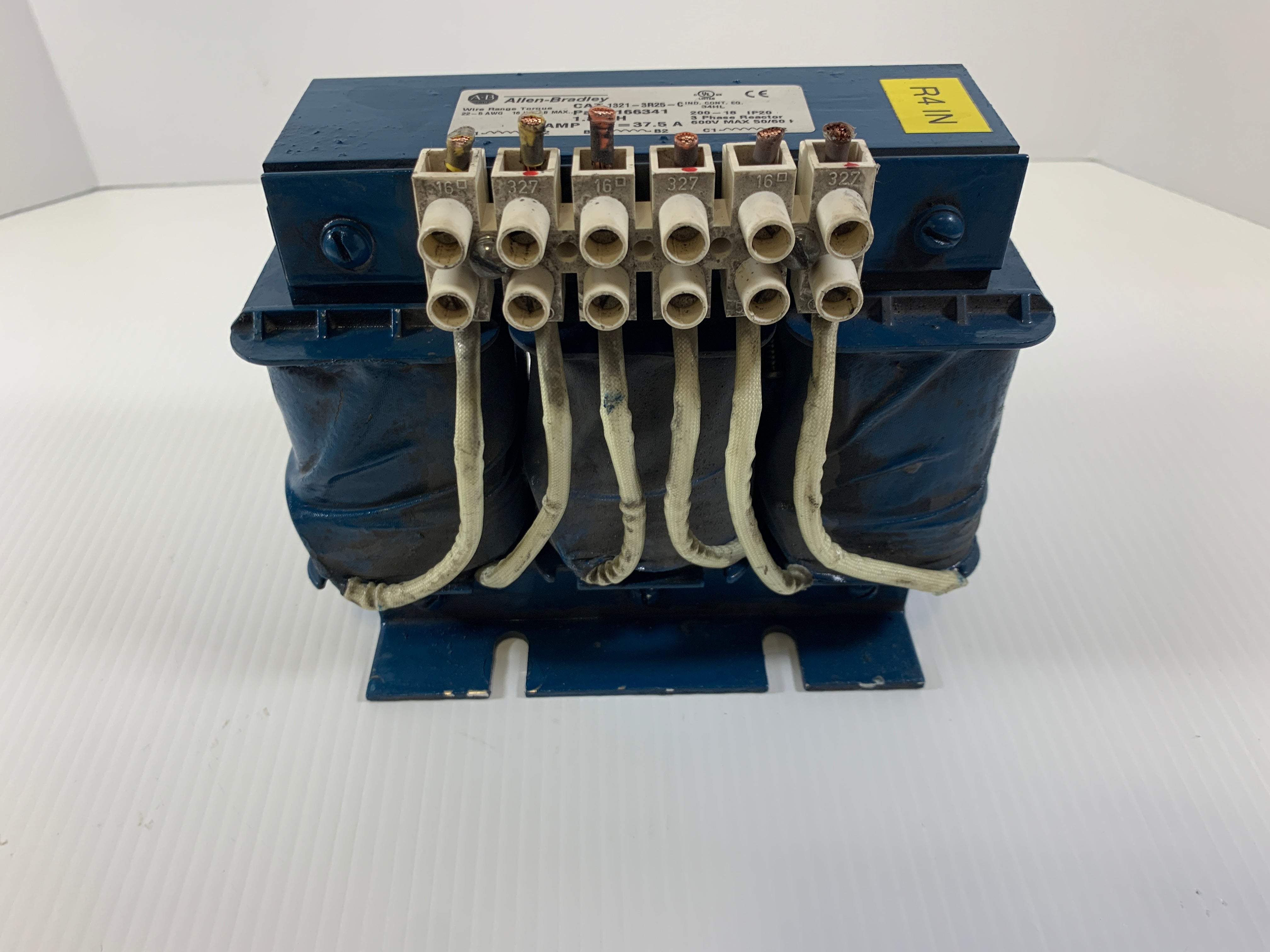 Allen-Bradley 1321-3R25-C 3-Phase Reactor 25A – Metal Logics Allen-Bradley 1321-3R25-C 3-Phase Reactor 25A – Metal Logics