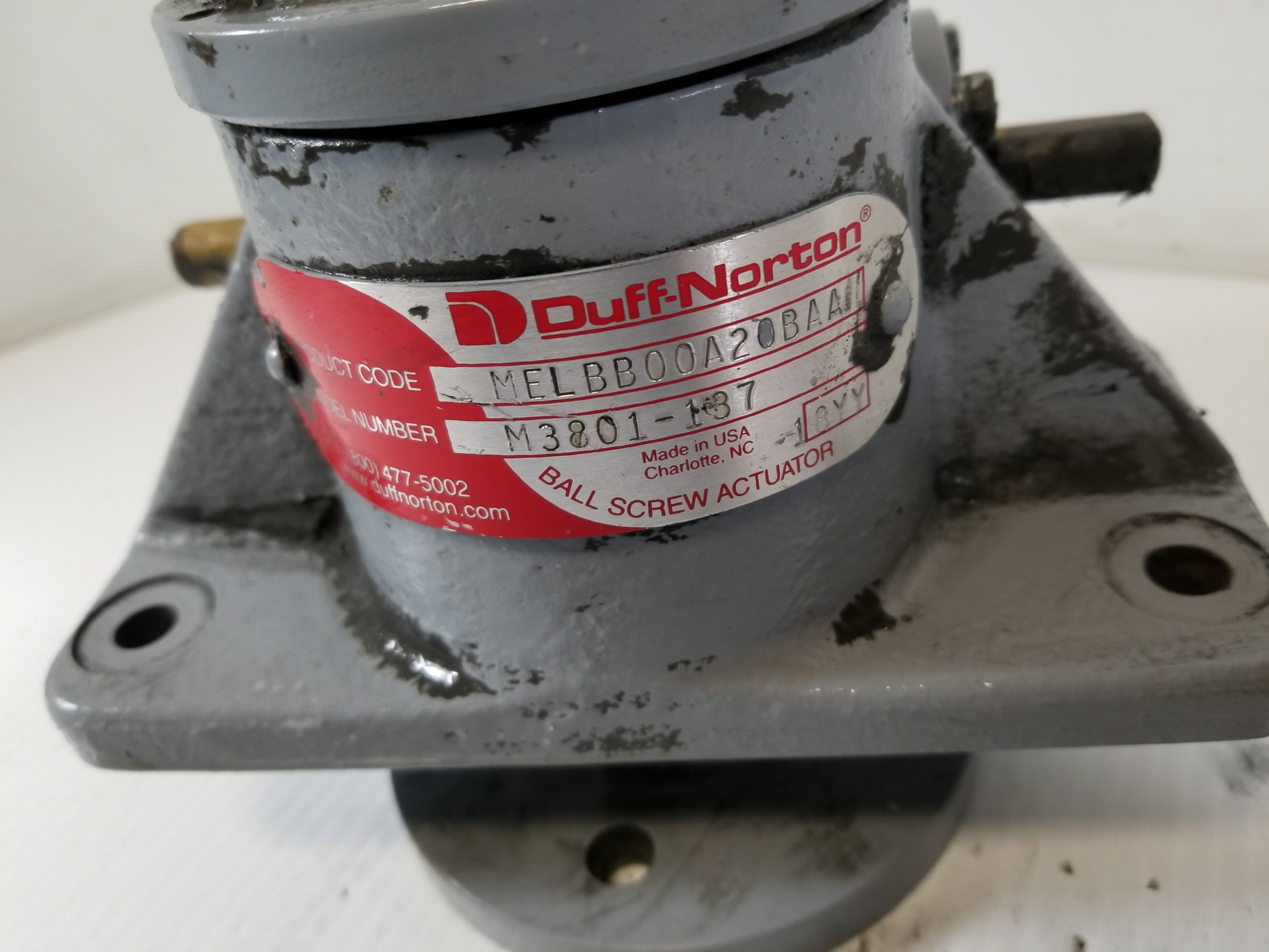 Duff Norton MELBB00A20BAA Ball Screw Actuator