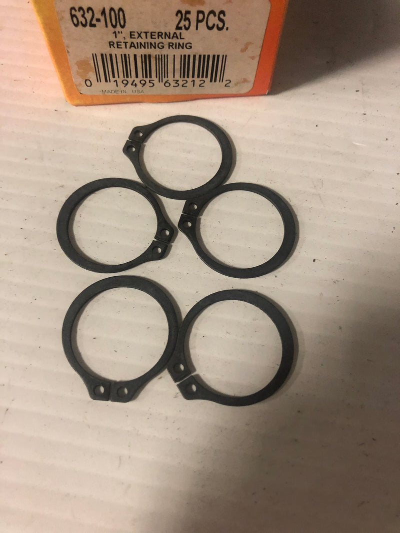 Dorman 1" External Retaining Ring 632-100 Lot of 5