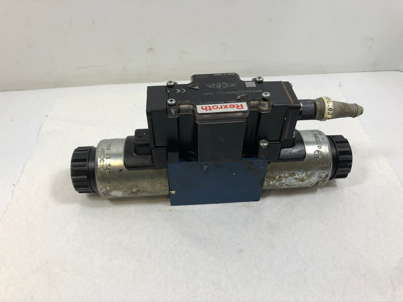 Rexroth 4WE6J62-EG24N9DK24L1 SO407 Double Solenoid Valve