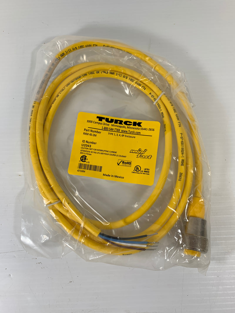 Turck Cordset RKM 40-2M