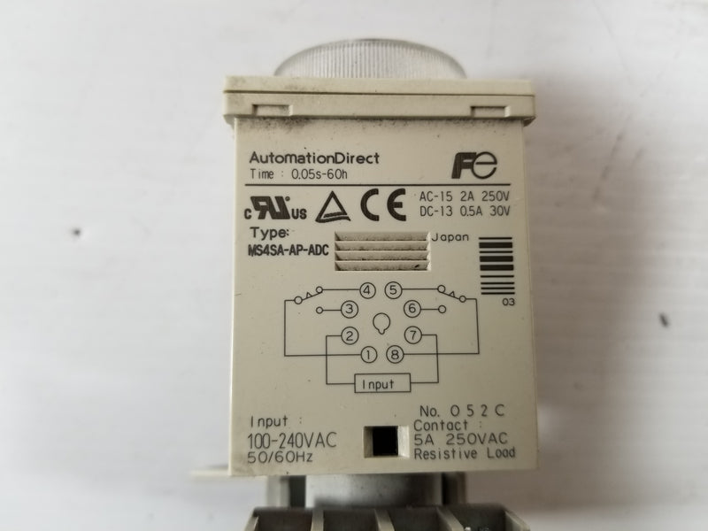 Automation Direct MS4SA-AP-ADC On Delay Timer