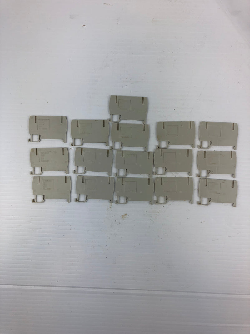 Kasuga TWA 25D Terminal End Barrier 600V 20A 2mm (Lot of 16)