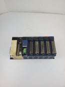 Toyopuc THR-5643 8 Slot Selector Base With Power, CPU, Output and Input Modules