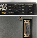 Koyo Direct Logic 405 CPU D4-440 110/220 VAC