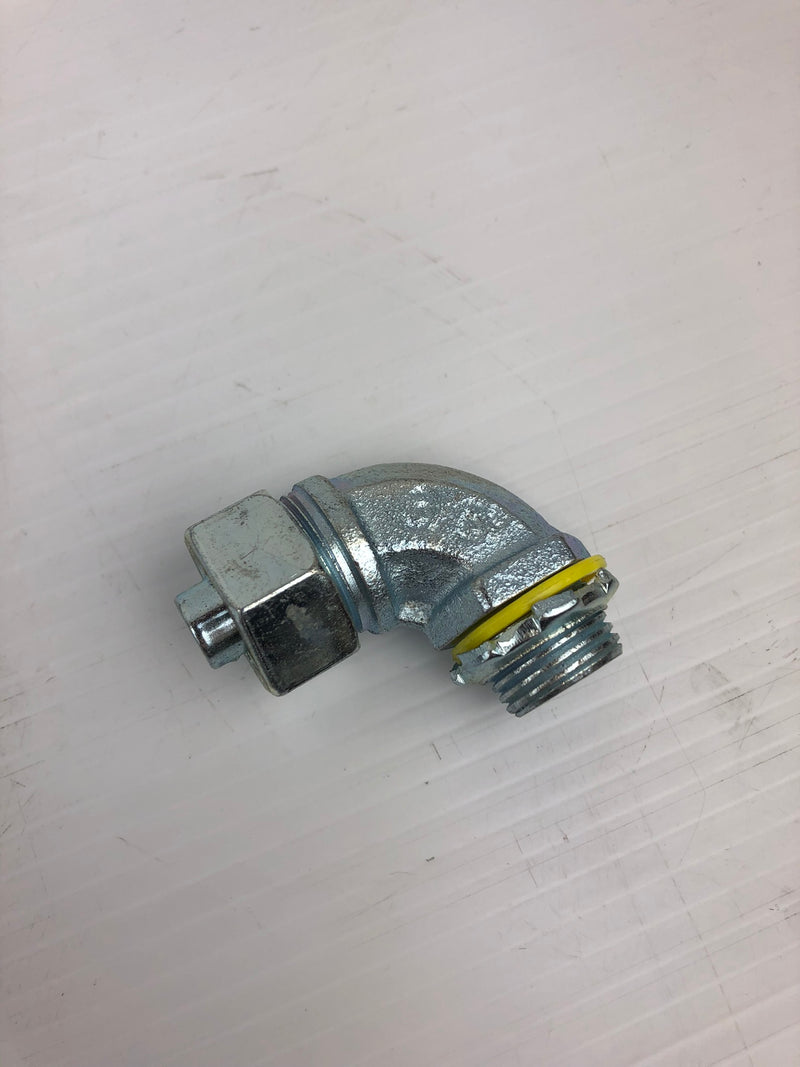 Hubbell Raco 3421 3/8" Liquid Tight 90 Connector (lot of 10)