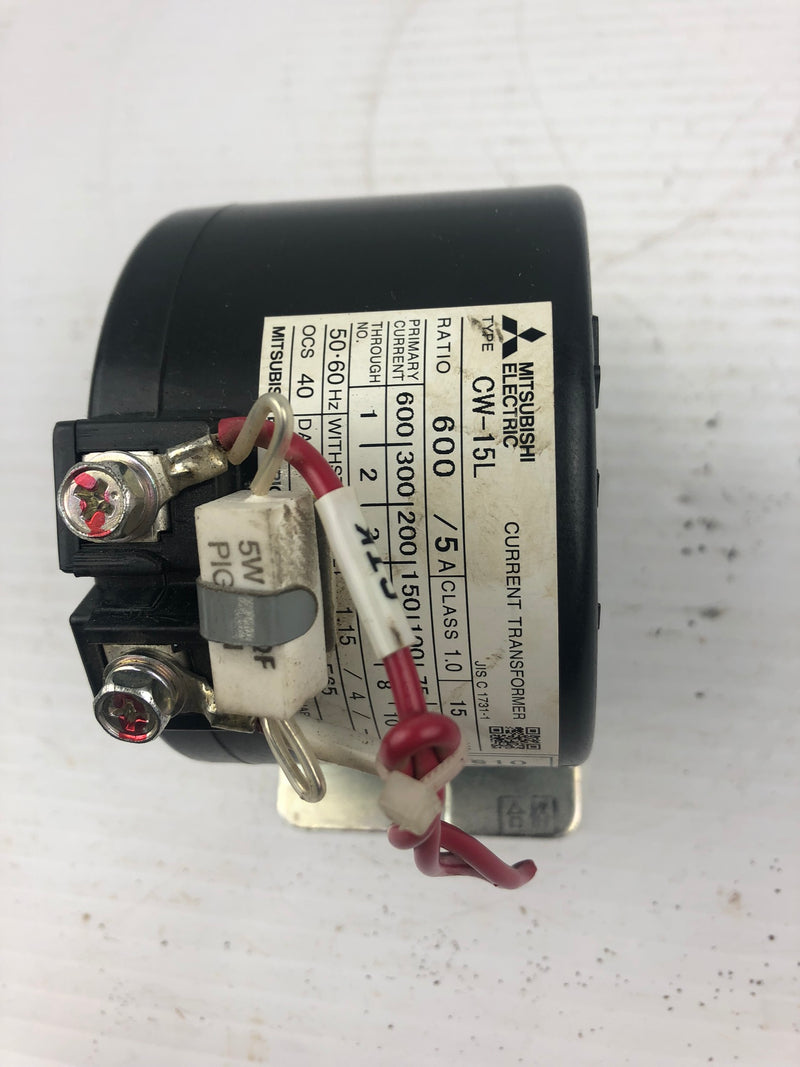 Mitsubishi CW-15L Current Transformer 600 Ratio 5A 15VA