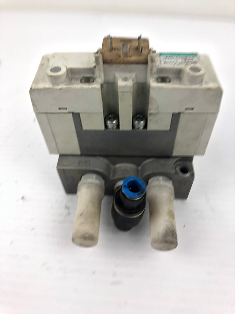 CKD PV5G-6-FG-D-3-N Pneumatic Solenoid Valve 24VDC 0.15-1.0MPa 8Y12 G