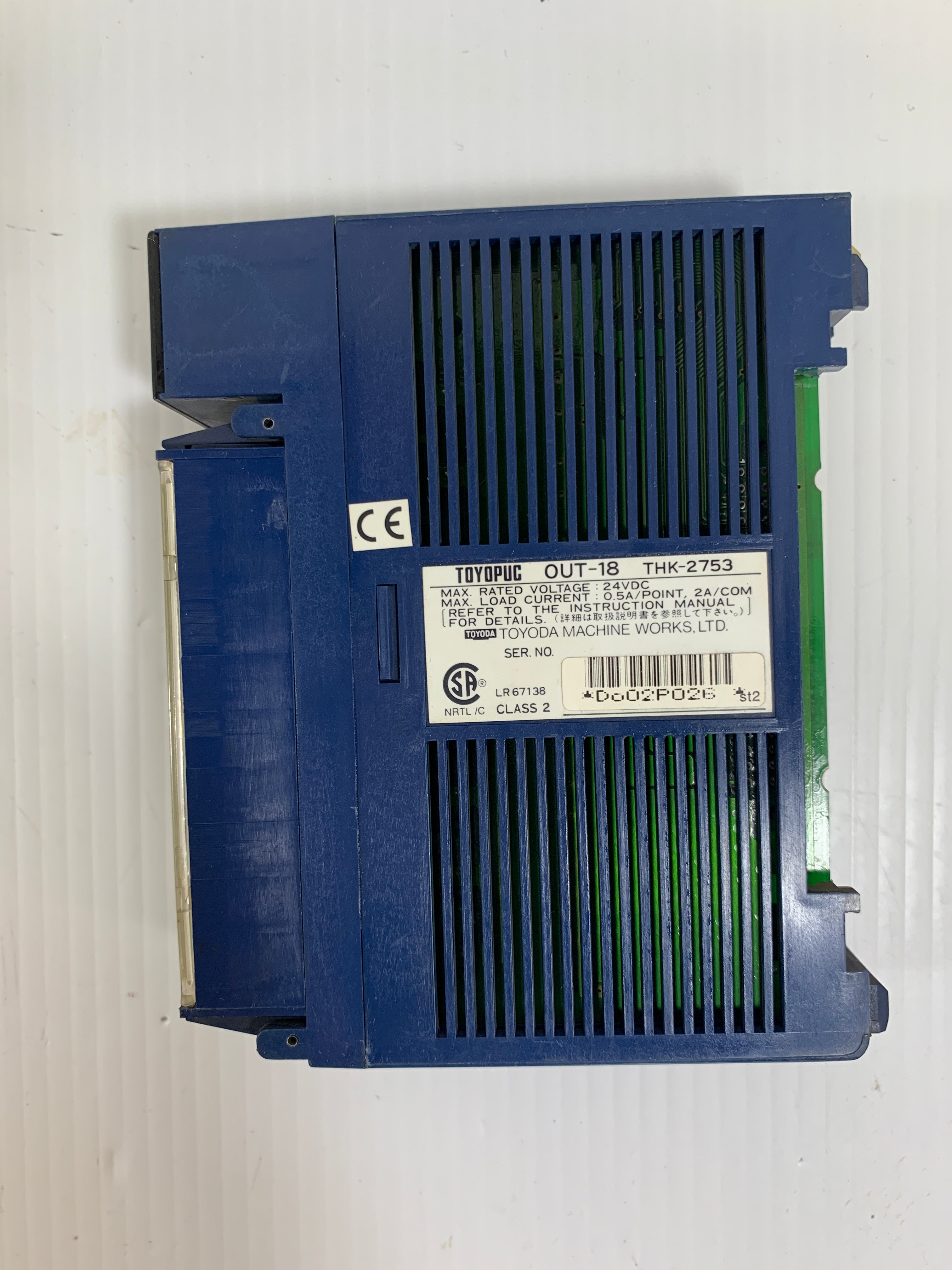 Toyopuc Output Module OUT-18 THK-2753