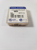 Ferraz Shawnut Fuses Fast Acting GGC6 250V 6A 3 Packs of 5