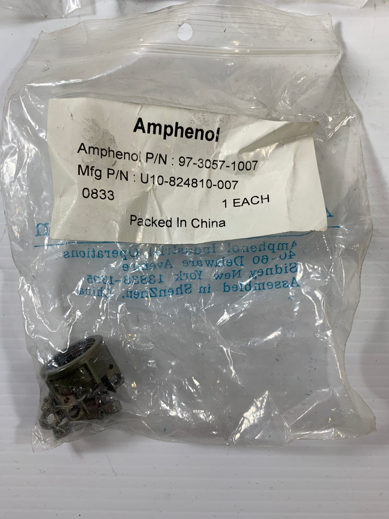 Amphenol Connectors 97-3057-1007 Lot of 11