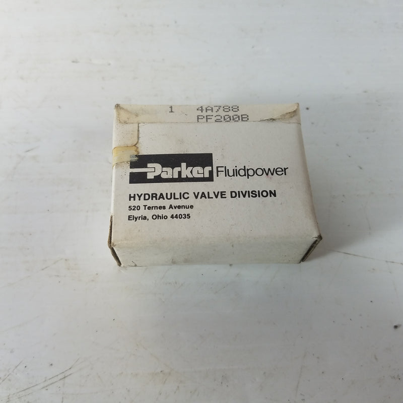 Parker 4A788 PF200B Flow Control Valve 2000 PSI Max