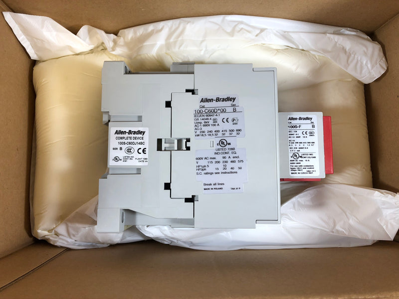 Allen-Bradley 100S-C60DJ14BC Safety Contactor Series B 24VDC 3P